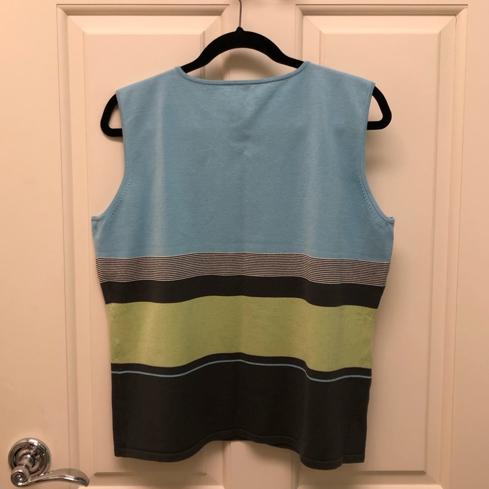 Worth Collection Stretch Silk Shell - image 3